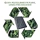 Hanjet Abdeckplane wasserdicht Plane Premium PE 260g/m² grau, starker Schutzplane Bodenplane für Haus, Boote, Autos, Pool – recycelbar (3 x 6 m)
