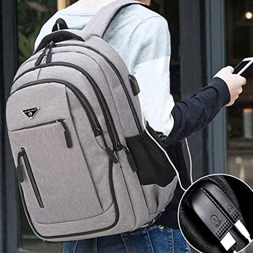 Wesoke-Laptop-Backpack-for-Men-173-Inch-Travel-Backpacks-Students-BookBag-with-Laptop-Compartment-Water-Resistant-Business-Work-Casual-Computer-Daypack-with-USB-ChargingHeadphone-Port