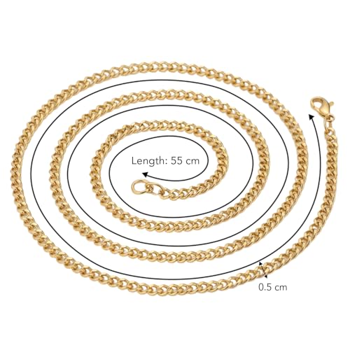 Image of Peora Stainless Steel Necklace Chain Men's Jewellery Gift for Him