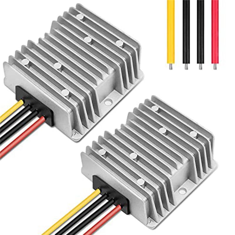 2-pak konwerter reduktora napięcia DC 36 V/48 V na 12 V 20 A 240 W automatyczny do wózka golfowego, klubu samochodu