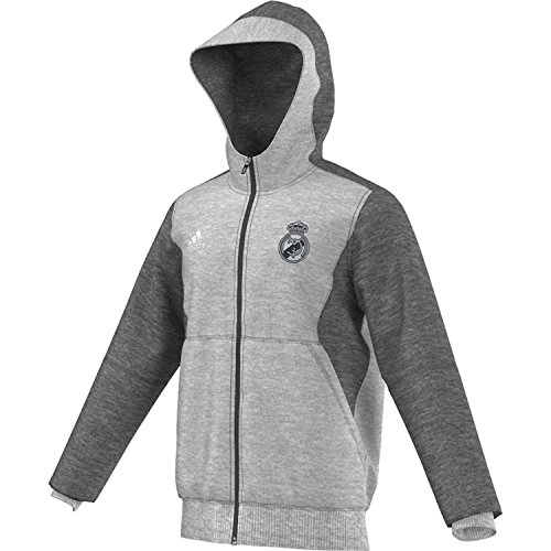  Real Madrid セットアップ グレー Amazon.com: adidas 2015/16 Real Madrid CF Full Zip Hoodie [MGREYH