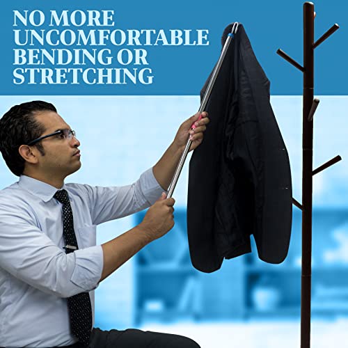 Dressing Stick Fully Adjustable For Long Lengths Up To 28.5" - Makes Putting On And Taking Off Clothing Easier, Home Health Aids #TOP7