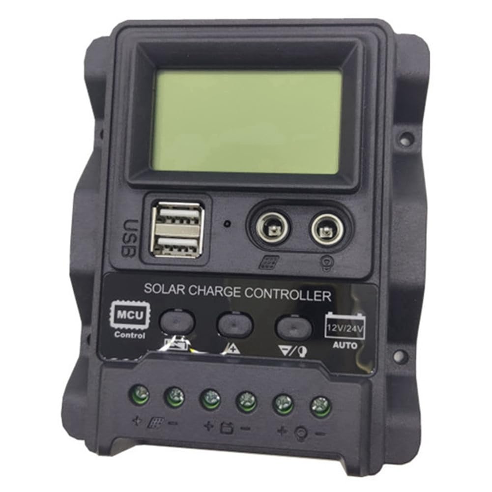UDSKNV[KSL PWM Controllers for Batteries(30A), Power Off Memory Backflow Resistance Circuit Dual USB Solar Controller