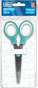 Tilibra - Tesoura Escolar 132 mm, T402, Aqua 316865