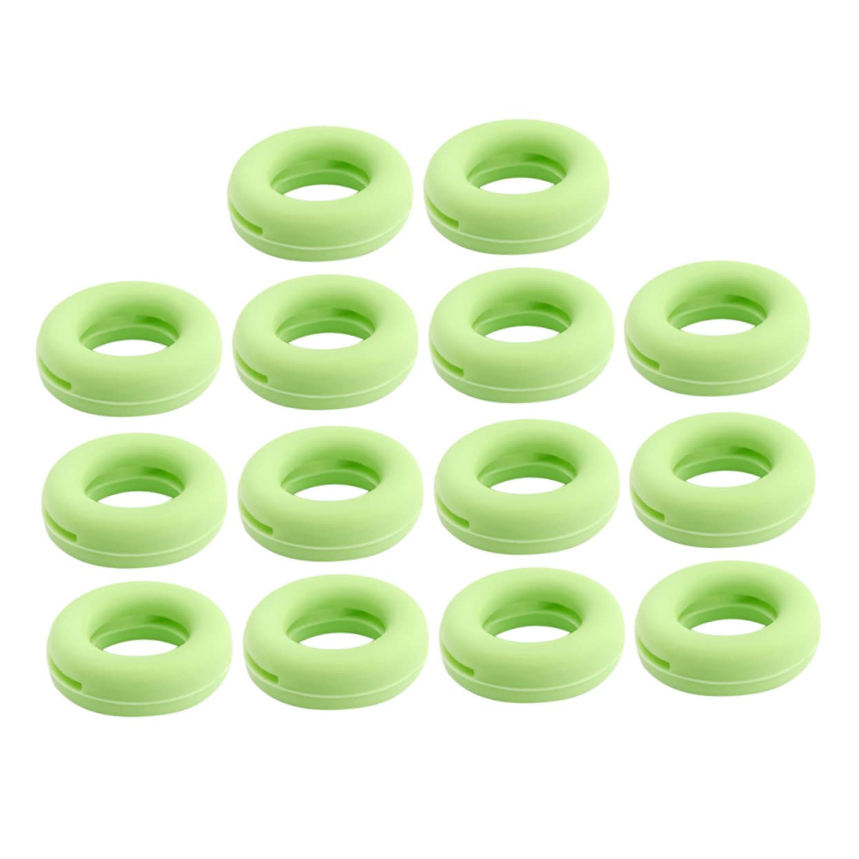 FOMIYES Eyeglass Earmuff Leg Covers 7 Pair Silicone Fixed Covers Anti-Slip Round Retainers for Sports and Outdoor Activities