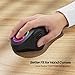 Nulea M505B Wireless Trackball Mouse, Rechargeable Ergonomic RGB Rollerball Mouse, Easy Index Finger Control with 5 Adjustable DPI, 3 Device Connection for PC, Laptop, iPad, Mac, Windows, Android