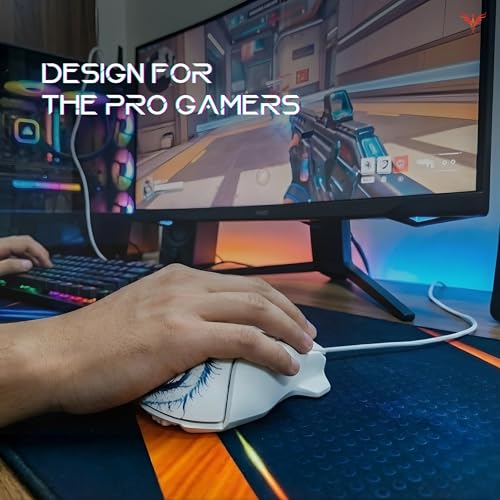Image of VERITY Awaken USB Wired Gaming Mouse with RGB Lighting | 1200-7200 DPI Adjustable Sensitivity | 7 Programmable Buttons | High Accuracy Optical Sensor for PC Laptop Gamers