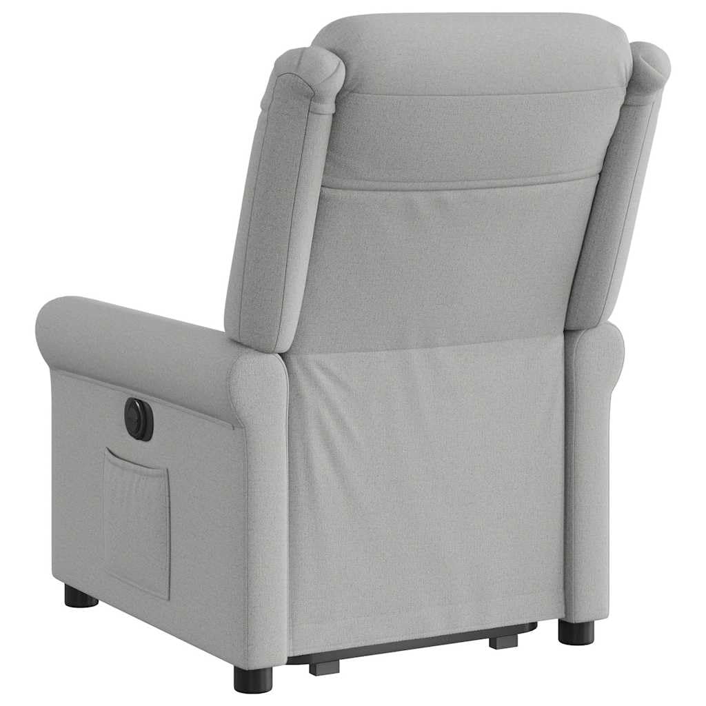 Sillón elevador reclinable gris nube
