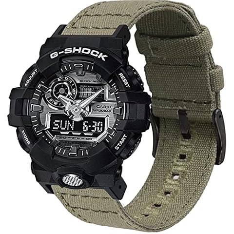 Correa de reloj de lona de repuesto Shieranlee para Casio G-Shock Cover