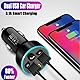Auto FM Transmitter, Bluetooth 5.0 Autoradio Audioadapter MP3 Player, Kfz Bluetooth Radio Adapter mit Dual USB Ladegerät für Handy