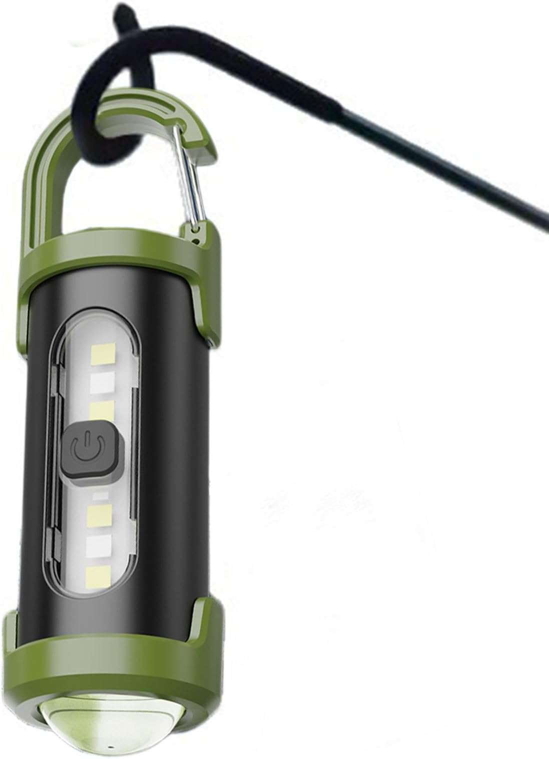 LED Keychain Torch, Multifunctional 4 Modes Key Torch, Small LED Flashlight with Keyring, for Travel Reading Trekking Night Walks Camping Hiking