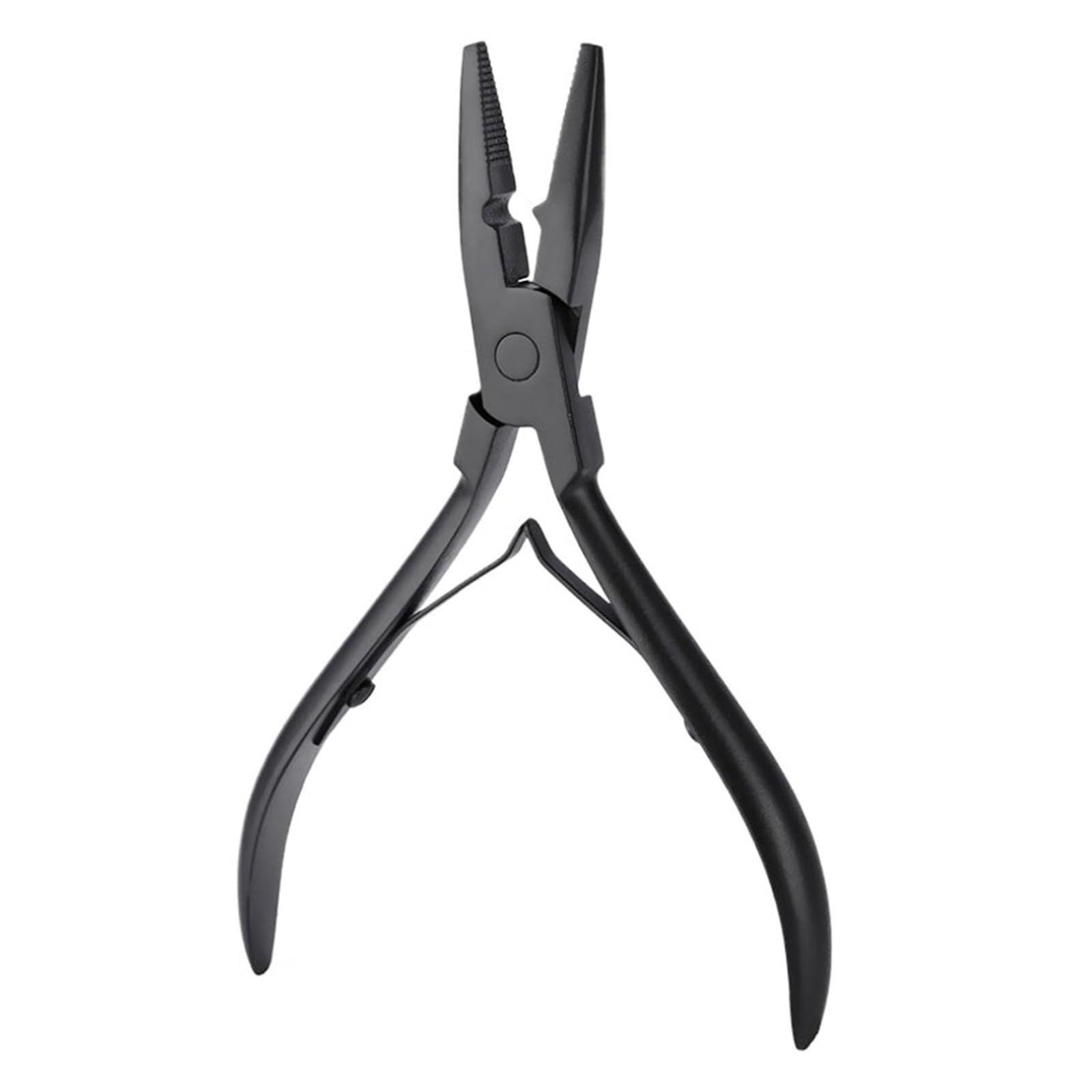 Hair Extension Pliers Hair Extension Plier Weft Application Pliers Micro Link Beads Closer(Black)