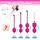 FIDECH Liebeskugeln Beckenbodentrainer für Frauen, Silikon Kegel Balls mit Fernbedienung, Beckenboden Trainer Damen mit 12 Vibrationsmodi, Vibro Ei, Beckenbodentrainer für Blasenkontrolle, Rot