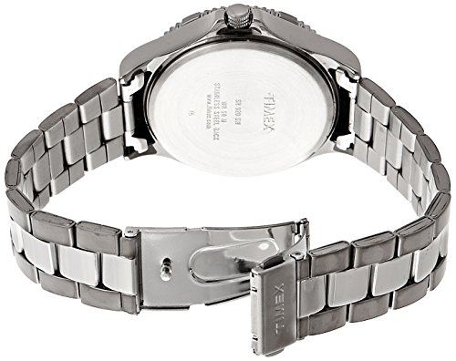 Image of TIMEX Men Stainless Steel Kaleidoscope Analog White Dial Watch-T2P038, Band Color-Gray