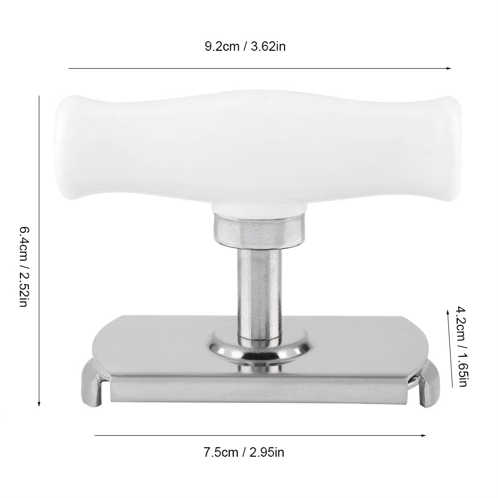 Abrelatas Ajustable, Abridor de Tarros de Acero Inoxidable, Tapas, Abridor de Tarros Fácil, Abridor de Botellas con Tornillo, Pinza para Tapa de Tarro, Herramienta de Cocina