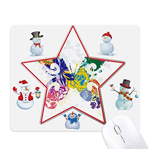 Tapis de souris graffiti bonhomme de neige aux finitions soignées