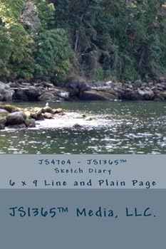 Paperback JS4704 - JSI365(TM) Sketch Diary 6 x 9 Line and Plain Page Book