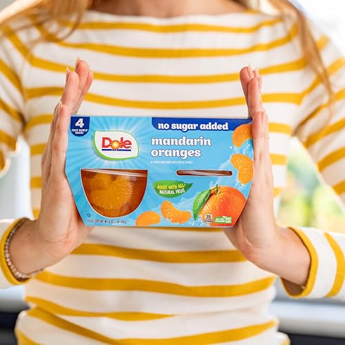 Image of Dole Fruit Bowls Mandarin Oranges, 4oz, 24 Cups