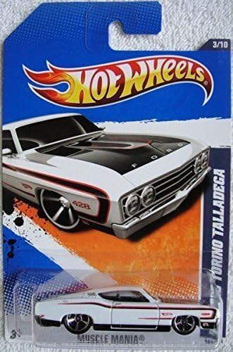 Hot Wheels Muscle Mania '69 Ford Torino Talladega, Blanco