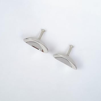 Corneal Laser Eye Shields - Stainless Steel, 29mm x 21mm - 2-Pack Intraocular Shields