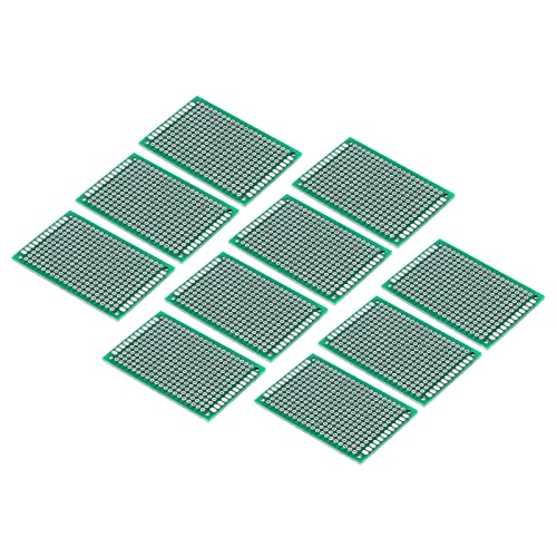 Syrisora ​​10 Peças 4 X 6 Cm Prototipagem de Lados Duplos DIY Solda Placa de Circuito PCB Universal