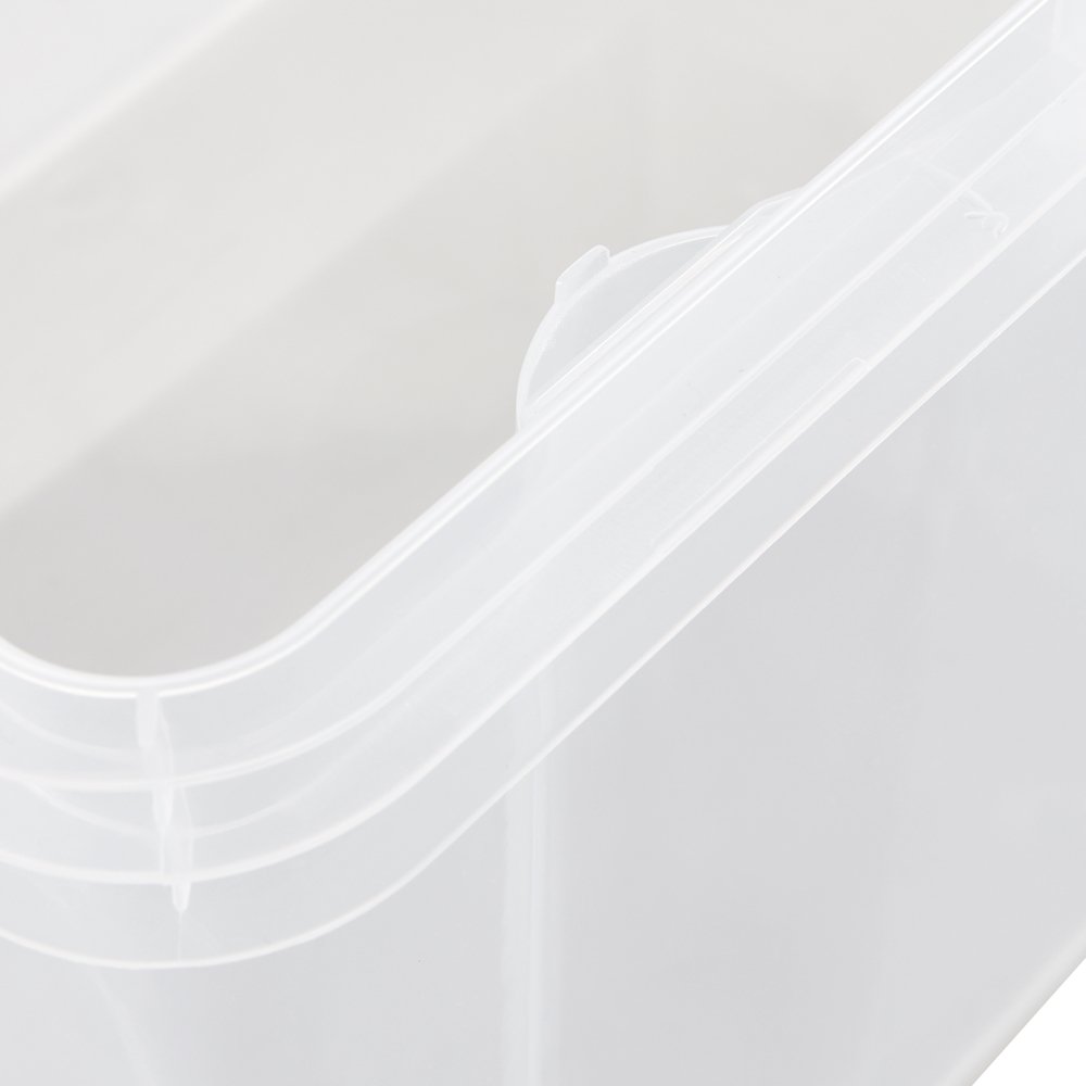 keeeper Caja de Almacenaje con Asas Integradas, Tamaño: M, 35 x 27 x 21 cm, 13,5 l, Franz, Transparente