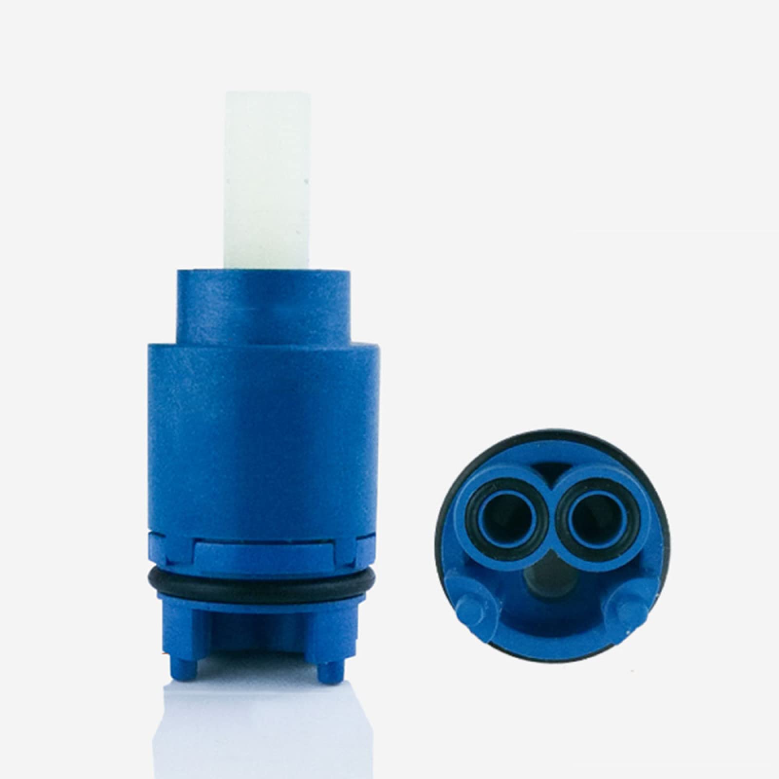 Tap Cartridges Replacement 25/30/35/40mm, Ceramic Disc Cartridge Valve for Single Handle Monobloc Bathroom Or Kitchen Mixer Taps,A-25.2mm