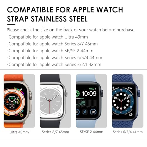 WINGLE 49mm 46mm 45mm 44mm 42mm 41mm 40mm 38mm Compatible with Apple Watch Straps - Image 3