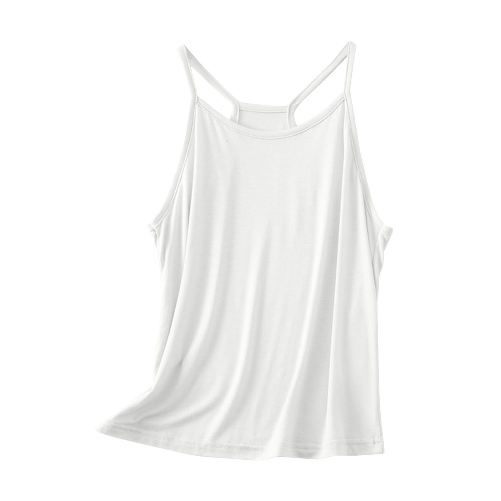 NATHGAM Womens Ultra Soft Pajama Camisole Loose Fit Comfy Flowy Tank Tops Lightweight Spaghetti Strap Sleeveless Tunic Blouse