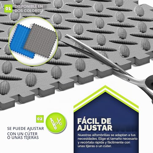 Miniatura 6 de Tillvex Juego De 24 Alfombrillas De Protección Para Piscina Alfombrilla Para Piscina Y Piscina Infantil Alfombrilla De Piscina Al Aire Libre Alfombrilla De Protección Térmica Para Piscina