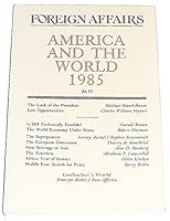 America and the World 1985 Volume 64, No. 3 0000157120 Book Cover