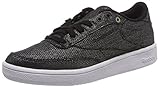  Reebok Club C 85 Metallic Mesh, Zapatillas de Tenis Mujer, Negro (Black/White), 36 EU