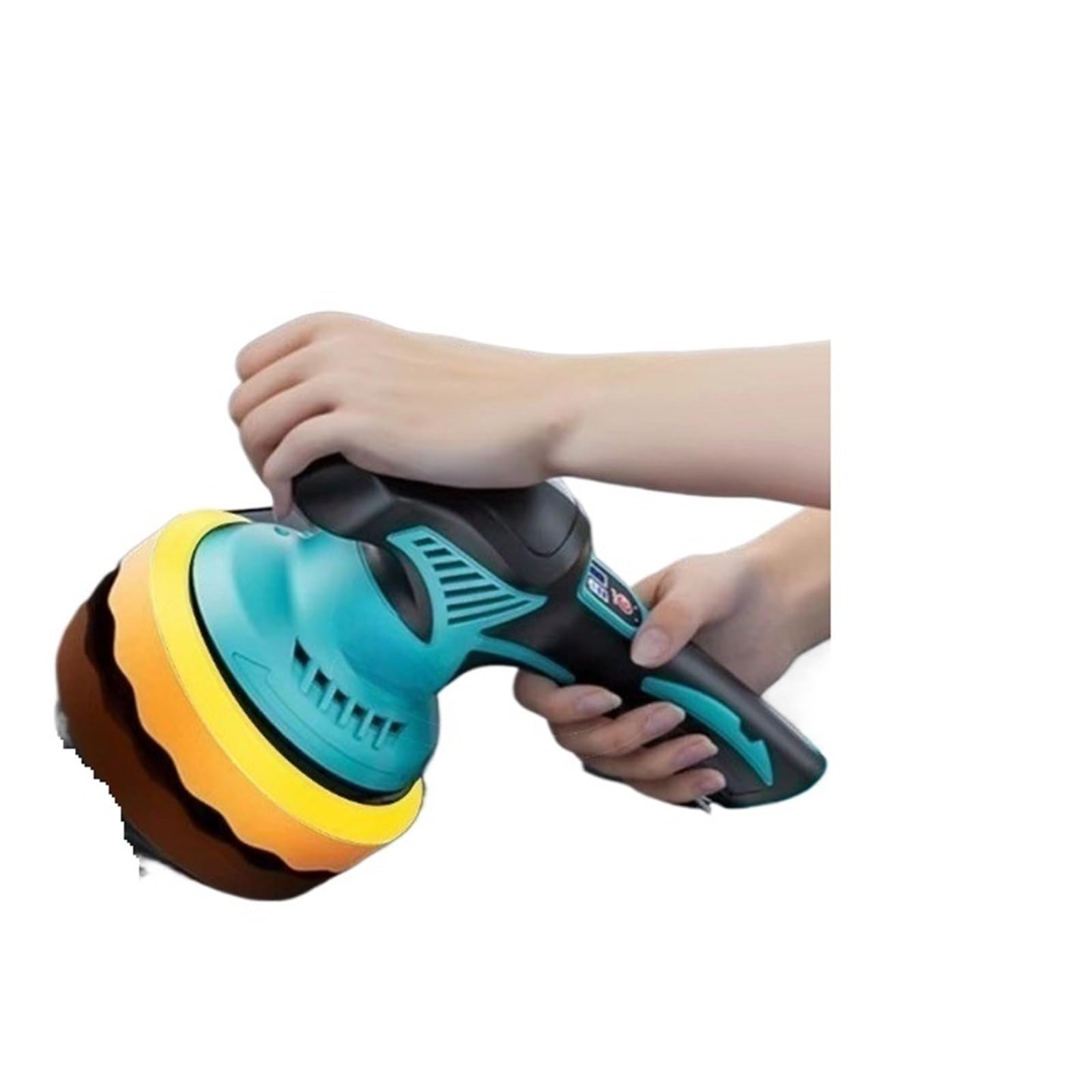 Pulidora Coche Pulidora Inalámbrica De 5500 RPM, 8 Velocidades, Recargable, Herramienta Rotativa Eléctrica para Coche, Compatible con Batería Makita De 21 V. Pulidora