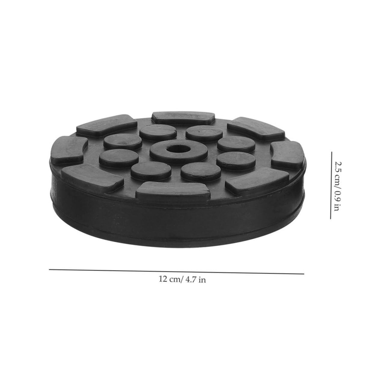 Sosoport Patins Octogonaux Stabilité Améliorée 6pcs en Caoutchouc Antidérapants pour Cric de Voiture pour Adaptés aux Machines de Levage Automobiles