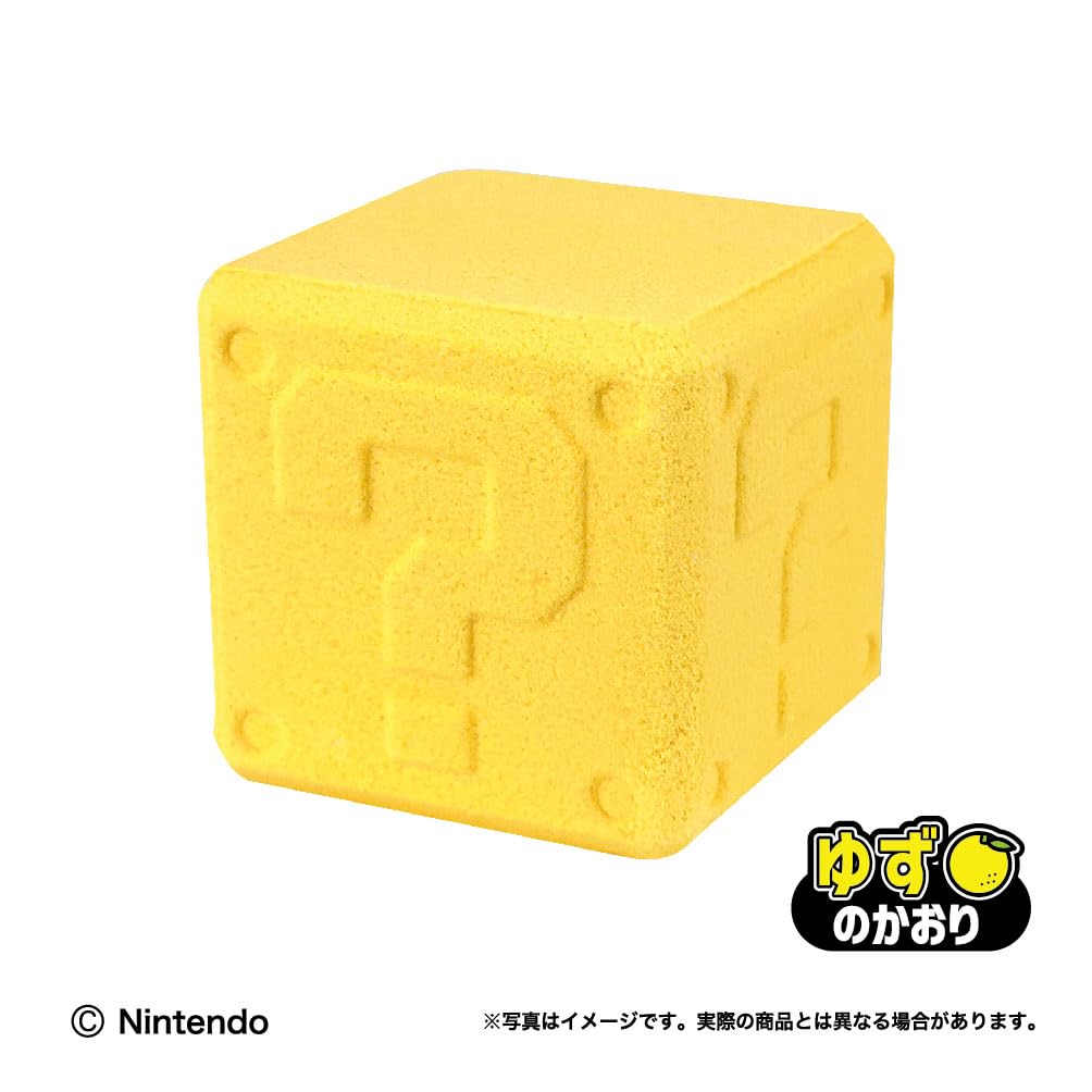 Amazon | スーパーマリオ ハテナブロック型バスボール ゆずの香り 入浴