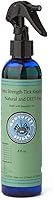 Nantucket Spider Tick Repellent Spray 8oz - DEET-Free Organic Essential Oils, Lab-Tested 92% Deer Tick Repellency, Made in USA