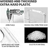 PC lengthen Doorbell Rain Cover, Transparent doorbell Waterproof cover weatherproof Protector Doorbell Attachment for Doorbell Chime (Transparent)