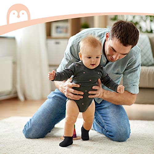 Momcozy Babysokjes Antislip Enkelsokjes Katoenwollen Kindersokjes Gripsokjes Anti-uitglij peutersokjes babysokjes… - Image 7