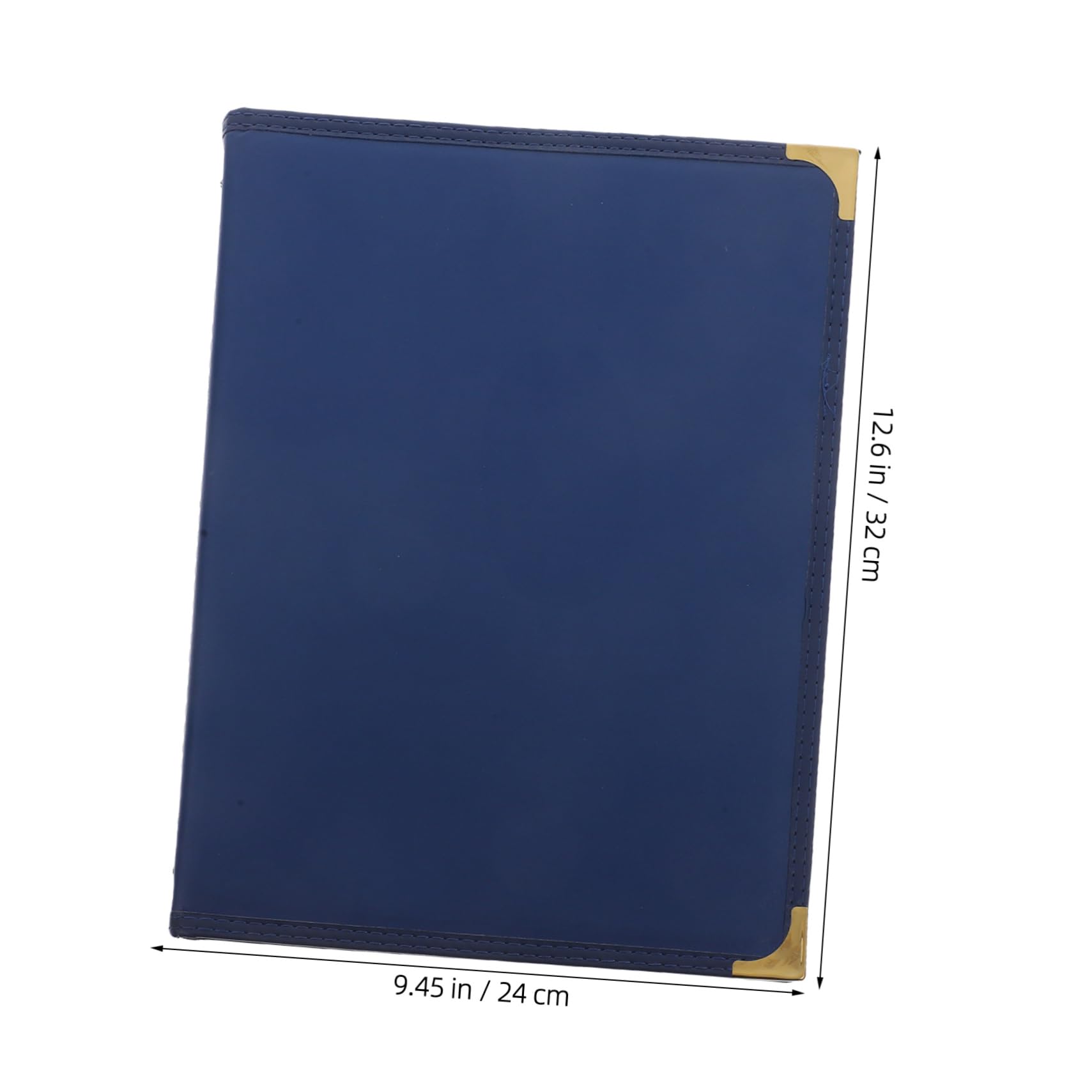 Portamenús para Restaurante de 4 Páginas, 2 Piezas, Pu/pvc Azul | Fundas Transparentes, Uso en Bares y Comedores, Estilo Clásico y Simple, Limpieza Sencilla