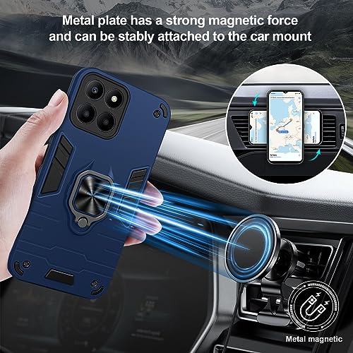 Btstring Case for Honor X8 5G / 70 Lite 5G /Honor X6, Shockproof Phone Case, Heavy Duty Personalised Case with Stand - Image 3