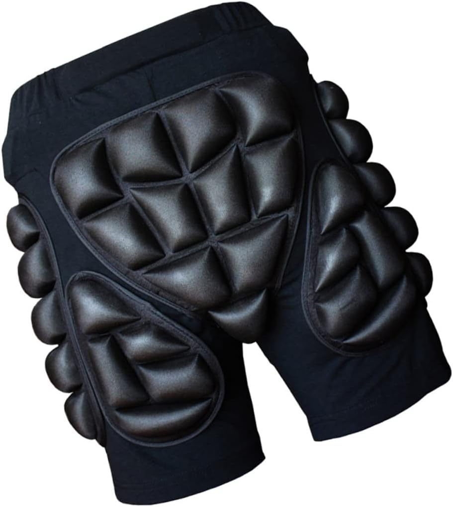 Thick Hip Pad for Roller Skating Ice Skating Snowboarding Hockey Pants Elastic Fit for Adults Boys and Girls