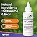 Epi-Pet Ear Cleaner for Dogs & Cats – Vet-Approved Ear Wash for Itchy, Smelly, Dirty Ears – Gentle, Alcohol-Free Formula – Removes Wax, Debris & Odor – Daily Ear Care for Pets – 4 oz