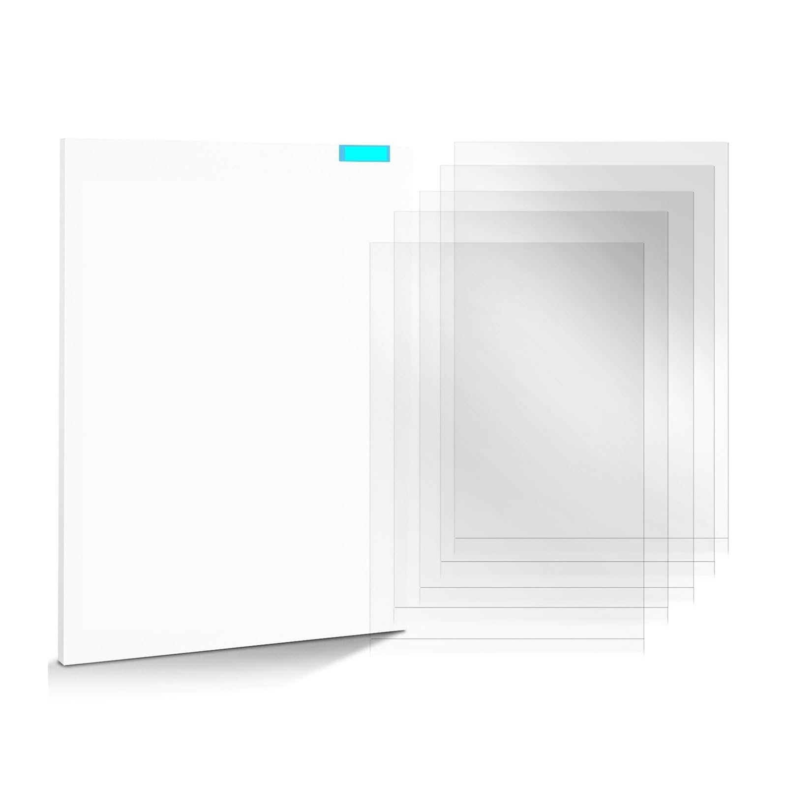 Schermo LCD mono, compatibile for ELEGOO, Mars 3 Pro | Display da 6,6 pollici, risoluzione 4K, LCD mono, sostituzione stampante in resina(5pcs FEP Films)
