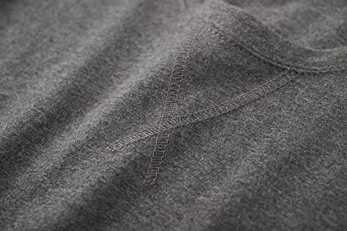 Image of KLIEGOU Men's 100% Cotton Longline T-Shirt, Pre-Shrunk Soft