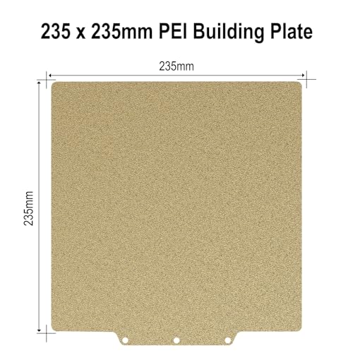 Image of 235x235mm Textured PEI Build Plate for Flashforge AD5M /AD5M Pro /AD5X