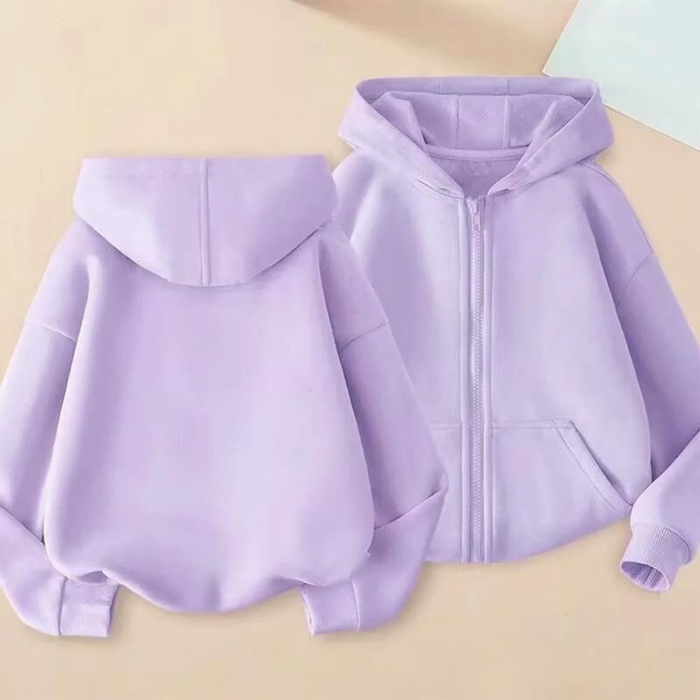 QXDZSW - Chaqueta con capucha para niños, con cremallera, casual, manga larga, abrigo para niño y niña, estilo moderno, aspecto casual