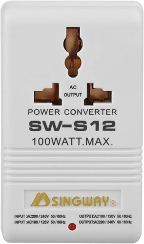 Convertidor de 110 V a 220 V Convertidor de potencia de 100 W Transformador elevador AC110V120V a 220V240V Step-Up&Down Convertidor de voltaje disponible en Yaxa El Salvador