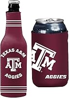 Vista 20 de College Team Color Logo Can & Bottle Holder Insulator Beverage Cooler Set