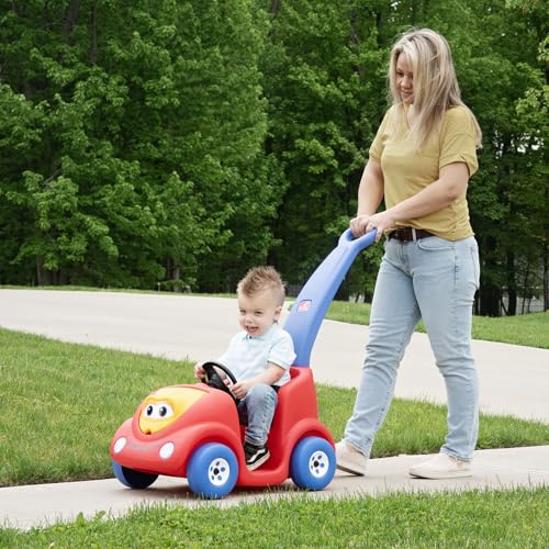 Image of Step2 Push Around Buggy Kids Push Car, Toddler Ride-On Toy with Seat Belt and Horn, Red, Ages 18 Months+