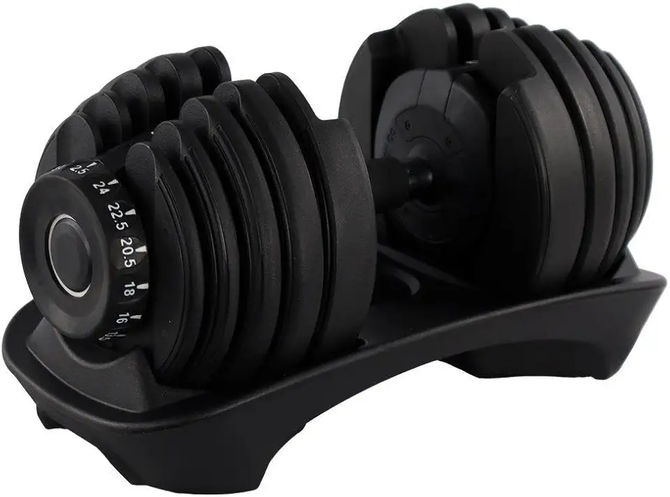 Dumbbell Halter Gallant Elite Pro 24kg Regulável Com Base